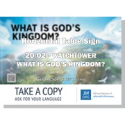 HPWP-20.2 - 2020 Edition 2 - Watchtower - "What Is God's Kingdom?" - Table